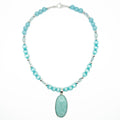 Amazonite Pendant Necklace