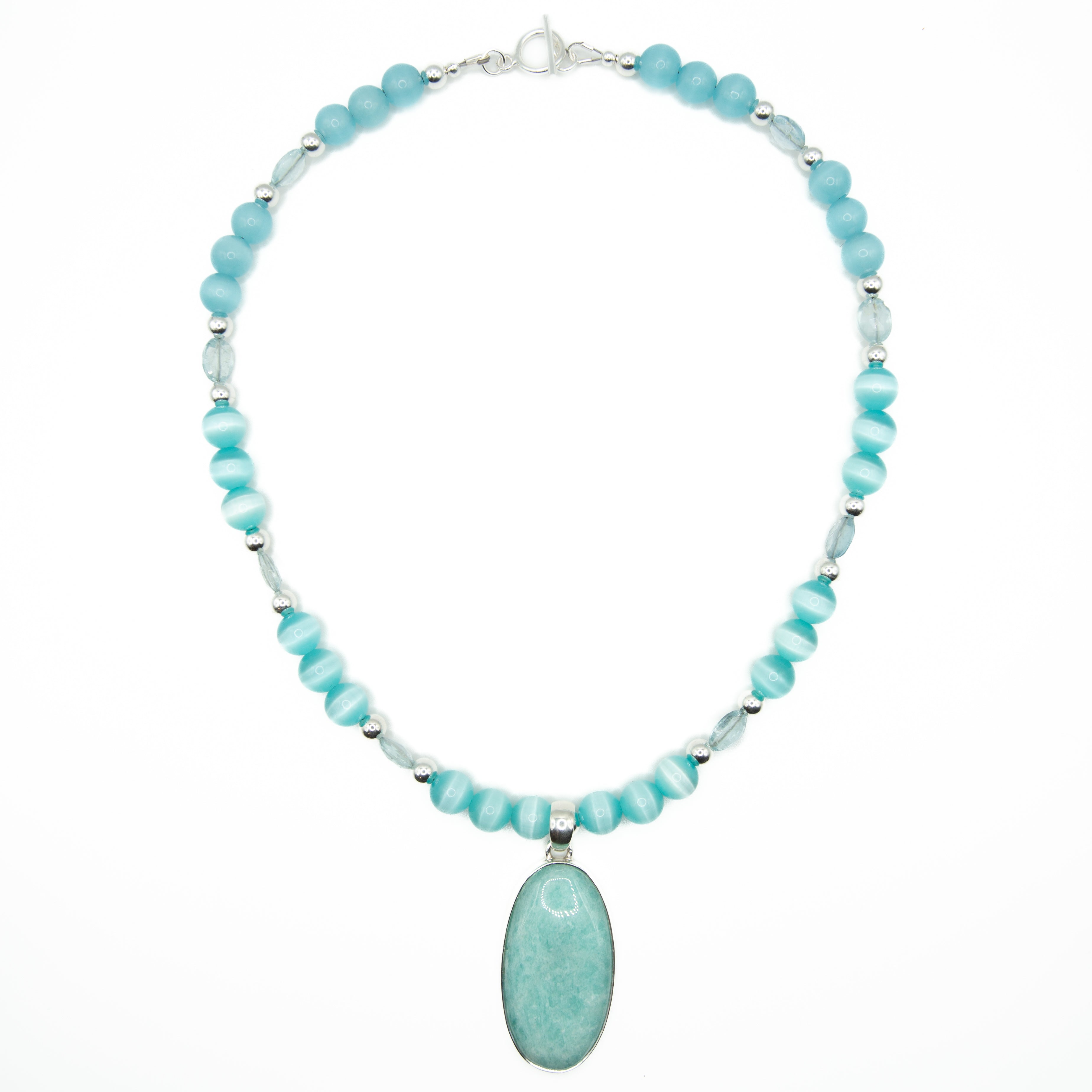 Amazonite Pendant Necklace