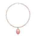 Rose Quartz Pendant Necklace