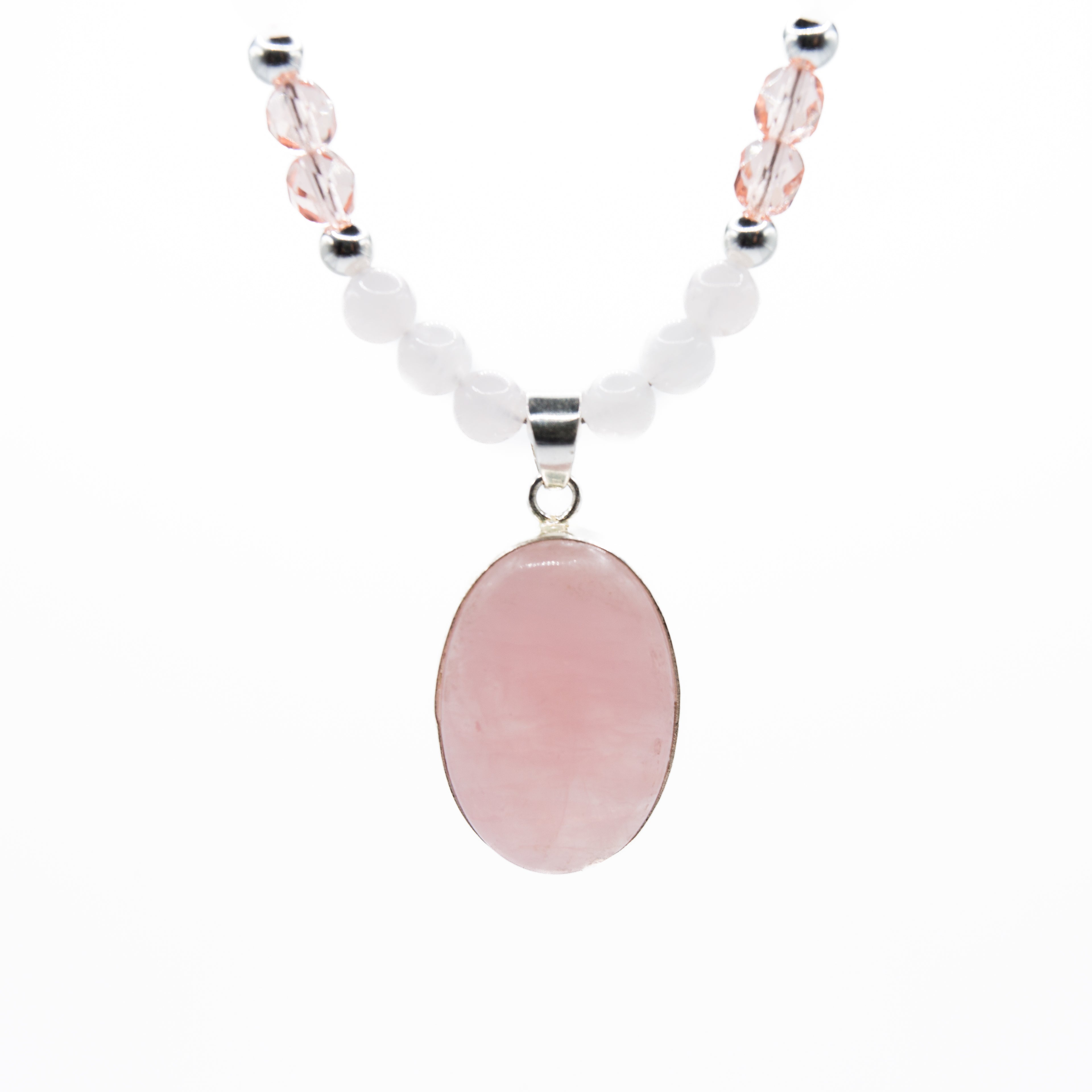 Rose Quartz Pendant Necklace