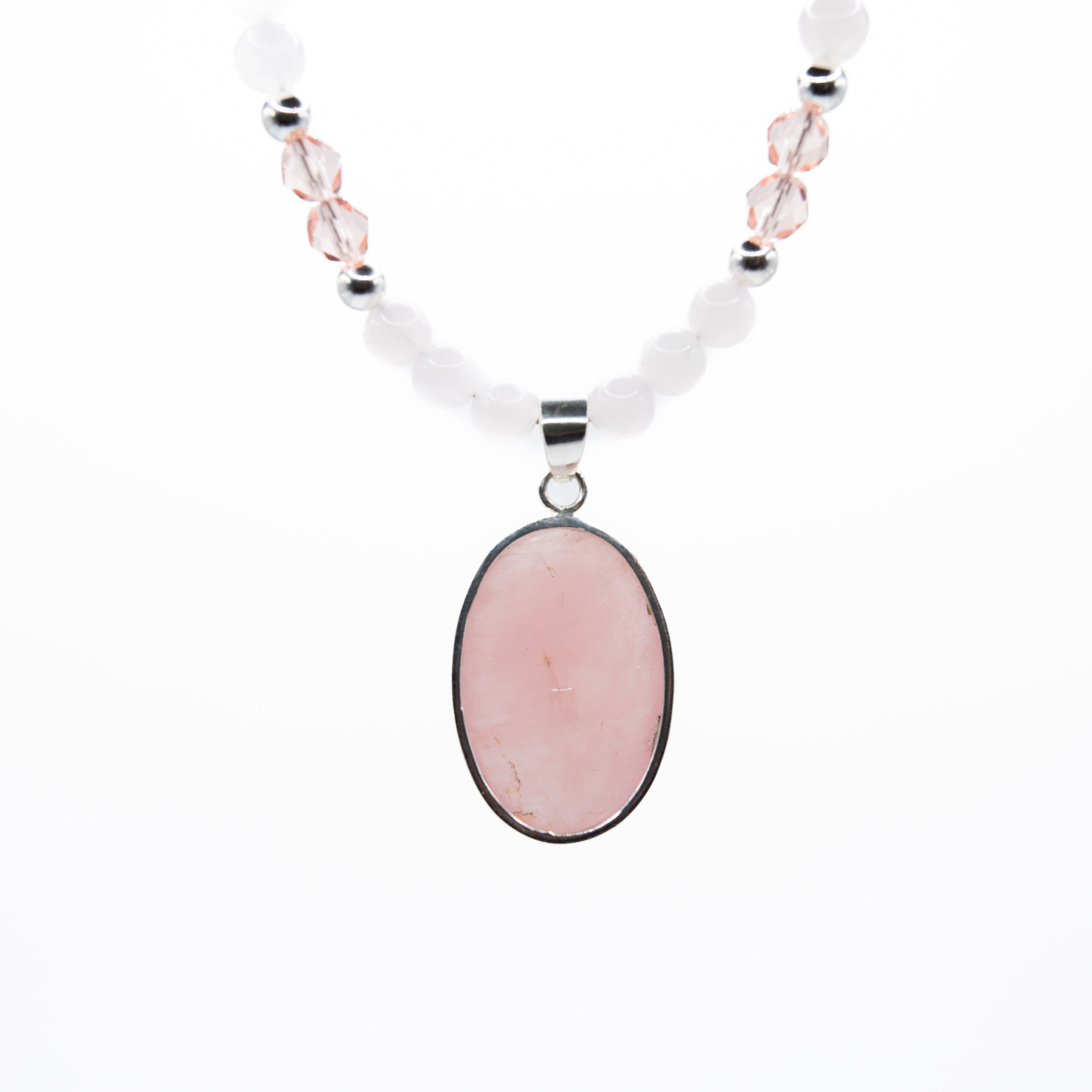 Rose Quartz Pendant Necklace