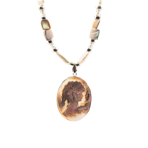 Abalone Shell Pendant Necklace