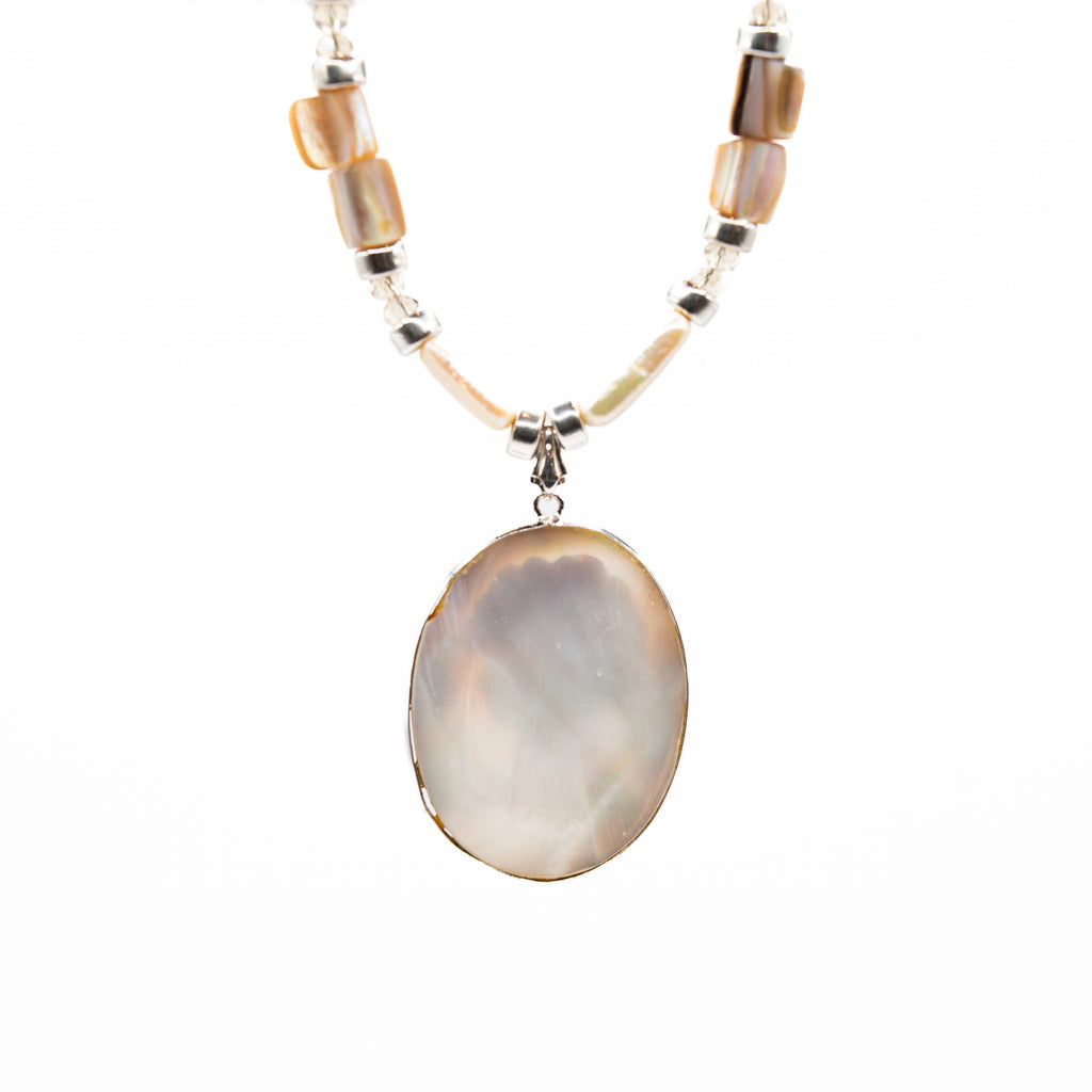 Abalone Shell Pendant Necklace