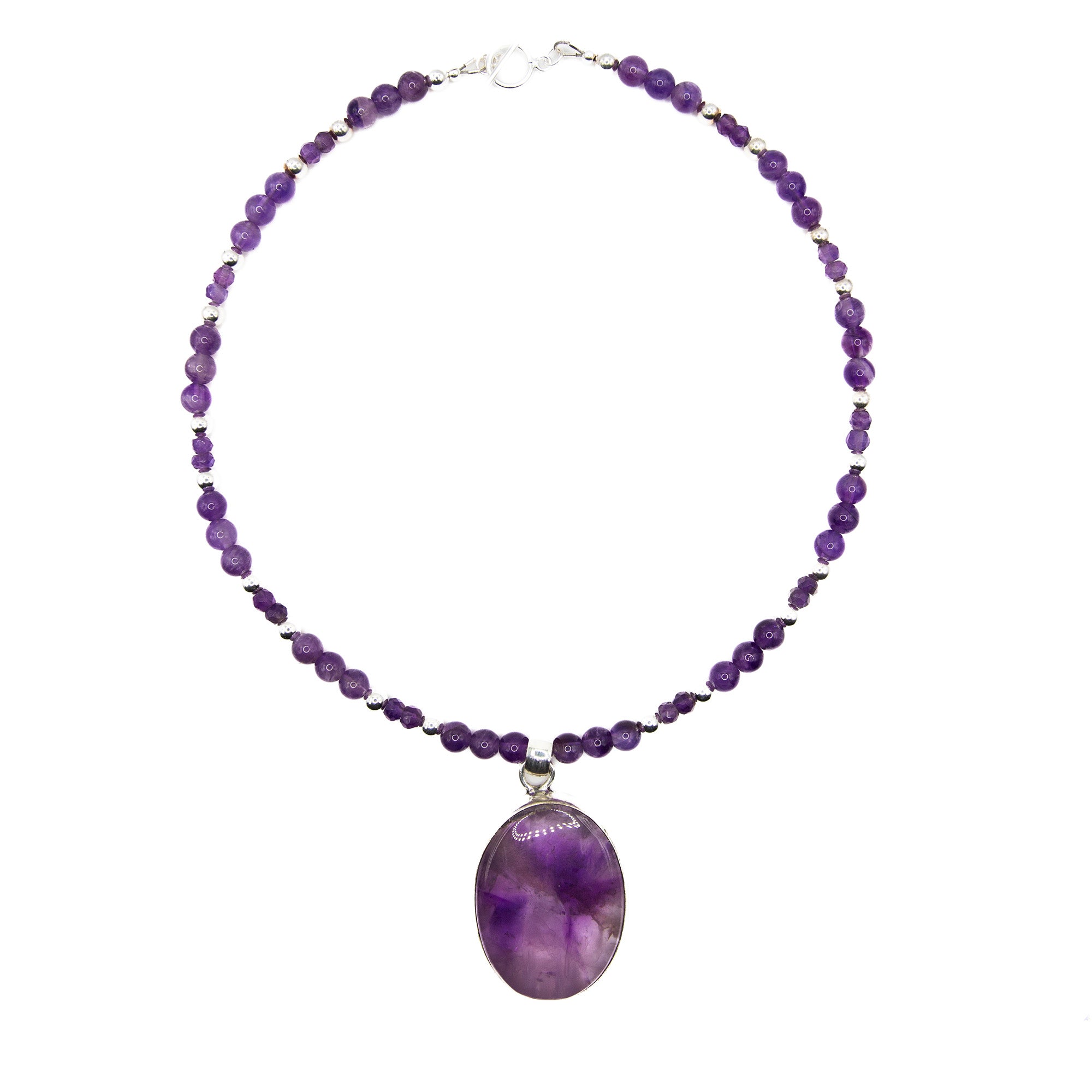 Amethyst Pendant Necklace