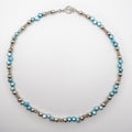 Blue Pearl Necklace