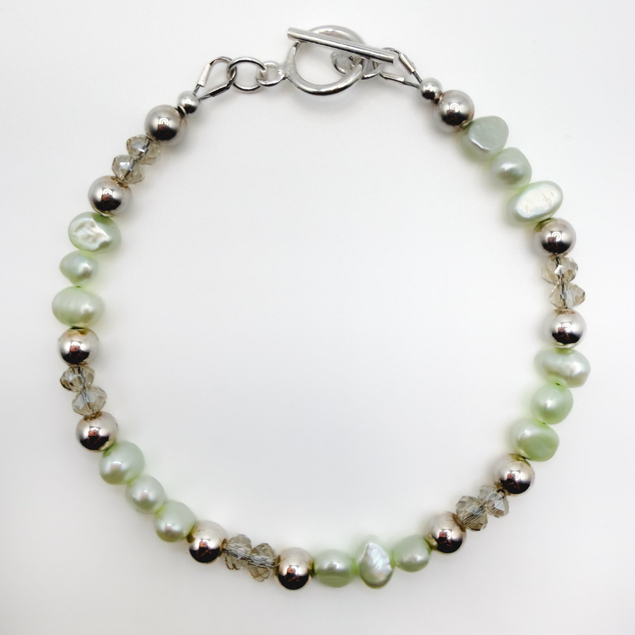 Green Pearl Bracelet