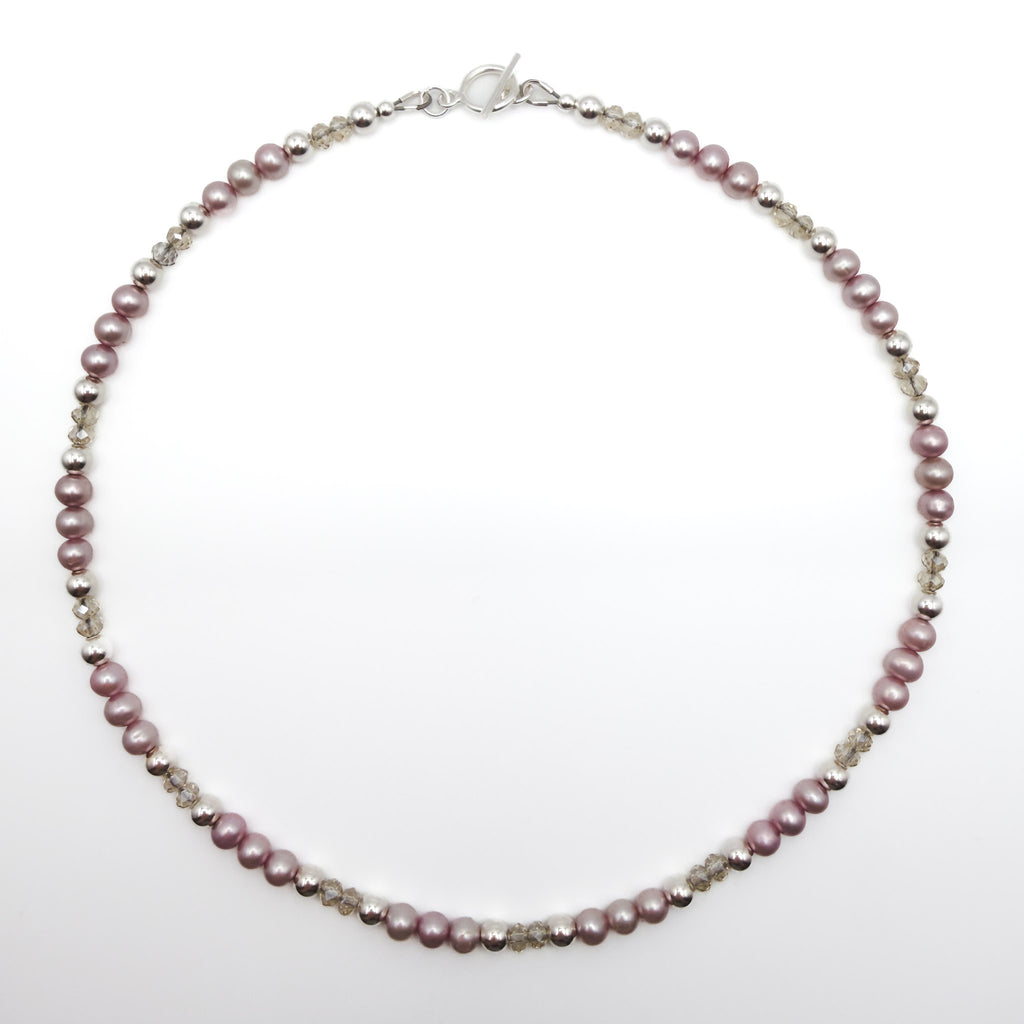 Pink Pearl Necklace