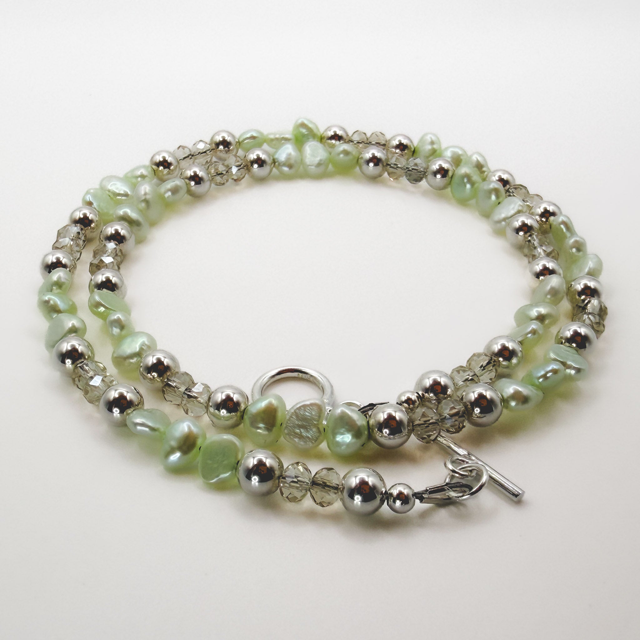 Green Pearl Necklace
