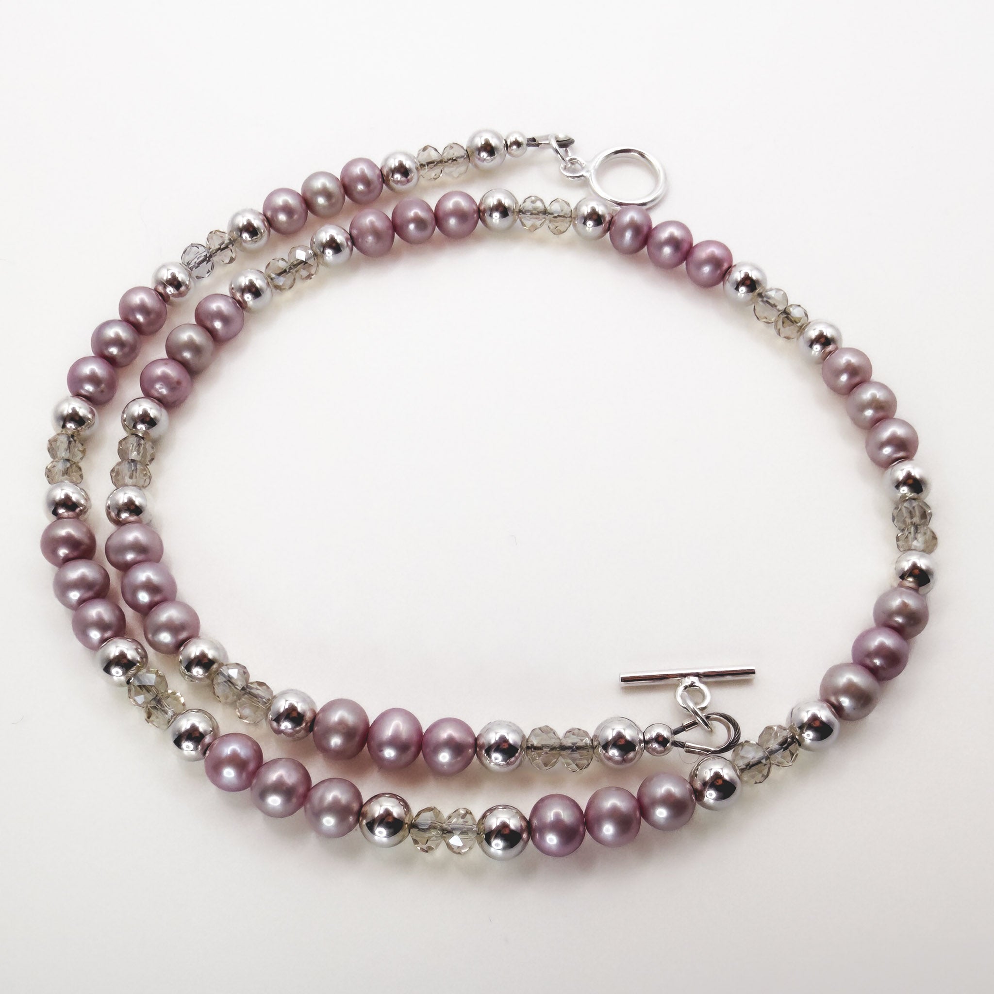 Pink Pearl Necklace