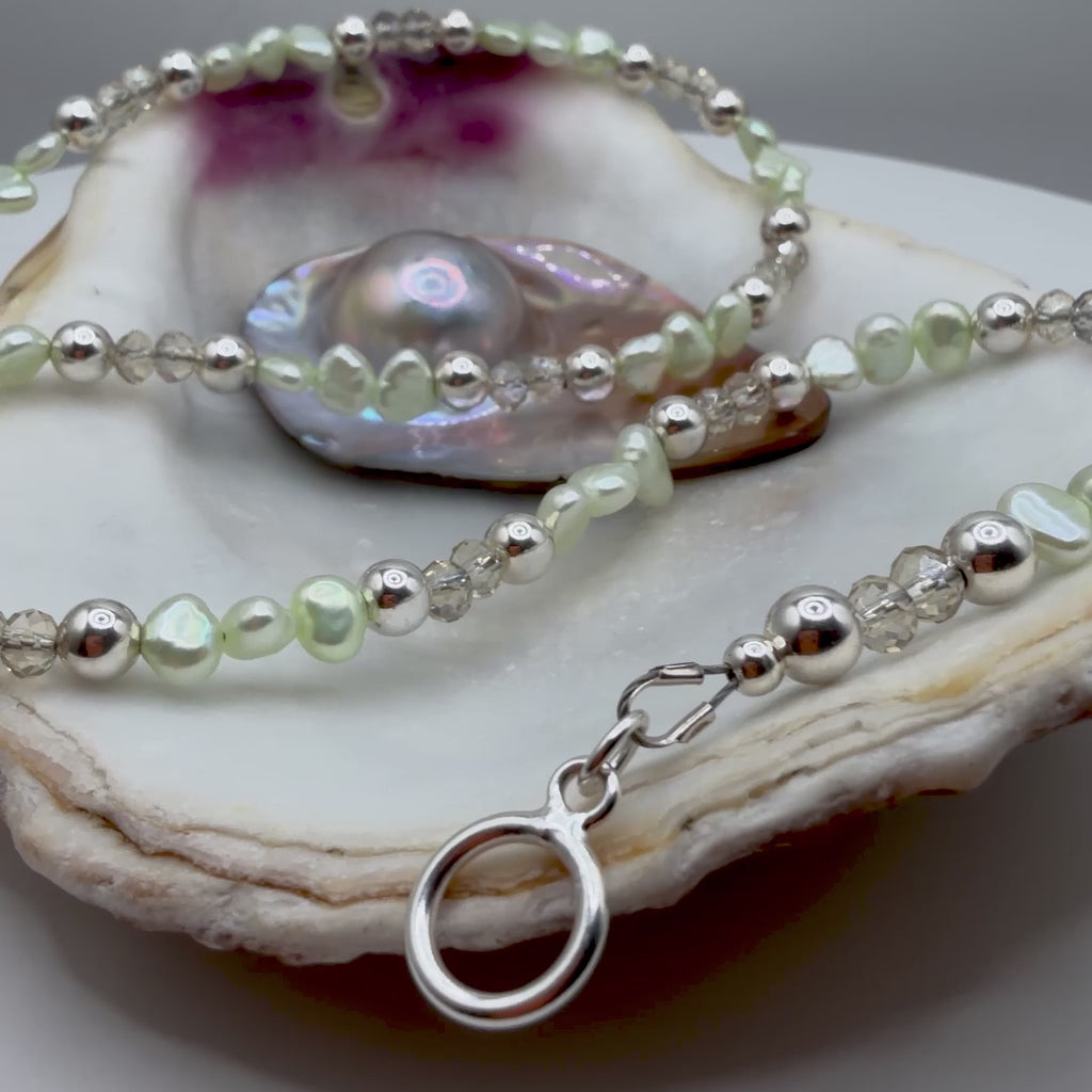 Green Pearl Necklace